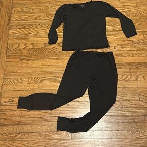 Eddie Bauer silk long John long underwear base layer set, women’s size small s